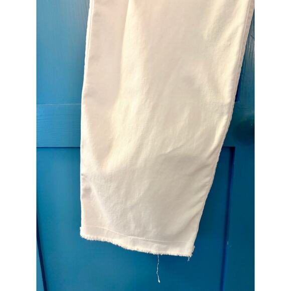 Nili Lotan White Jenna Straight Leg Cotton Pant (Made in USA)- Size 8, $390 - Picture 5 of 6